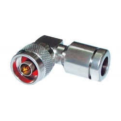 Coaxial Connector N Right Angle Male Clamp